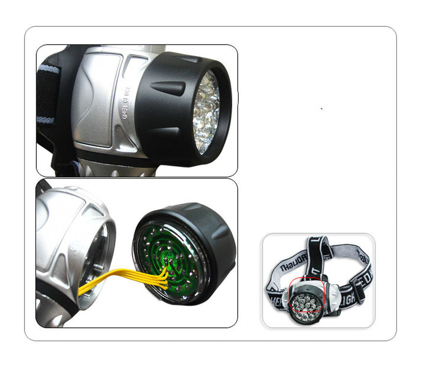 Outdoor Fishing Camping Equipment Glare Miner'S Lamp Outdoor Riding Waterproof Glare